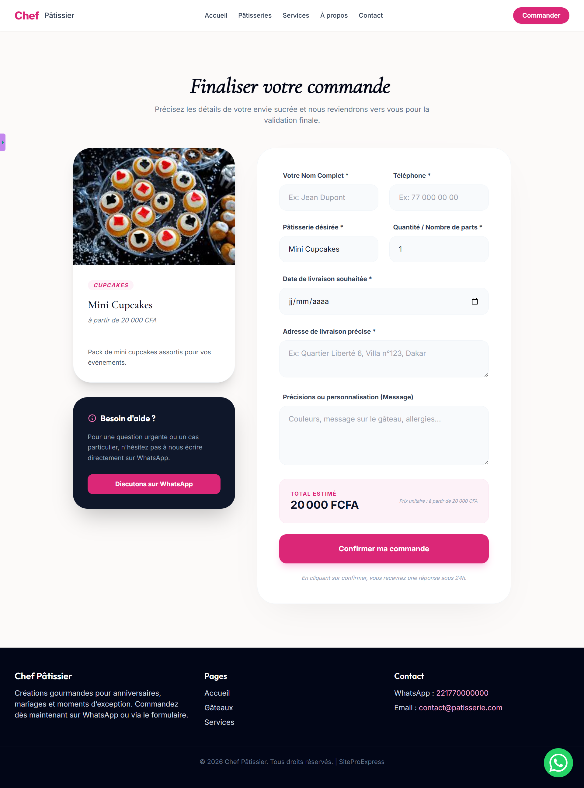 Site Pâtisserie - Image 1