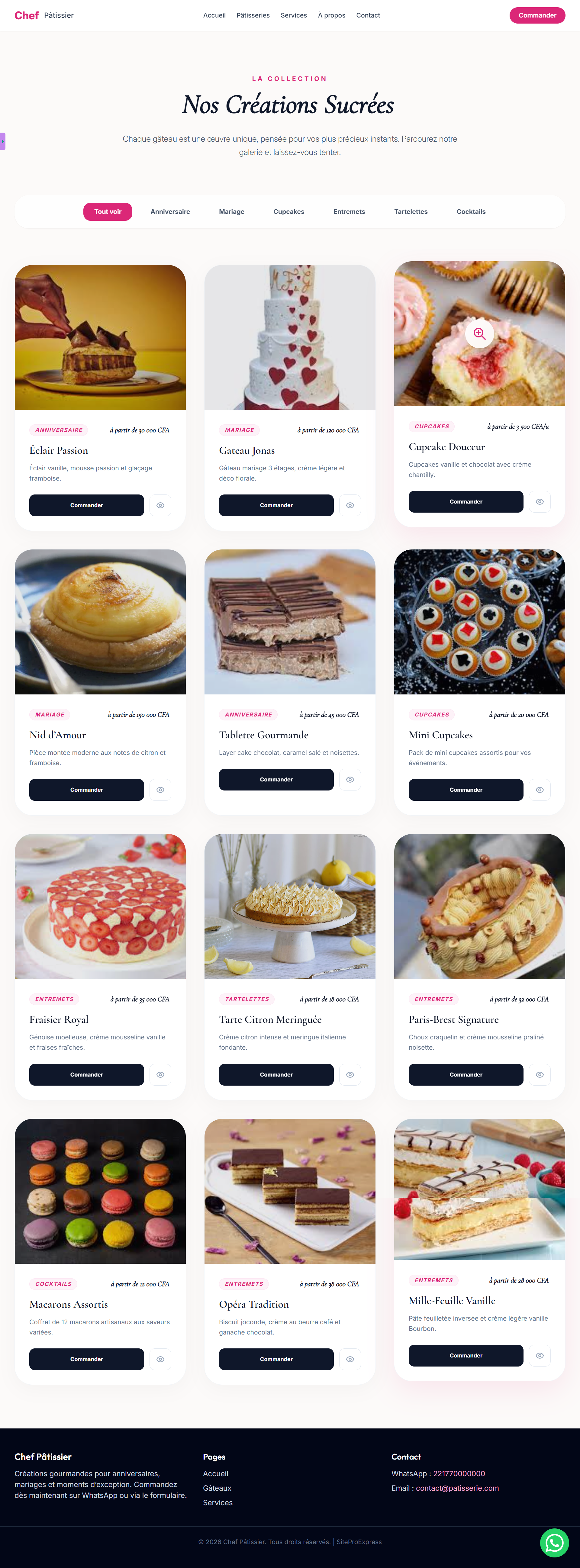 Site Pâtisserie - Image 2